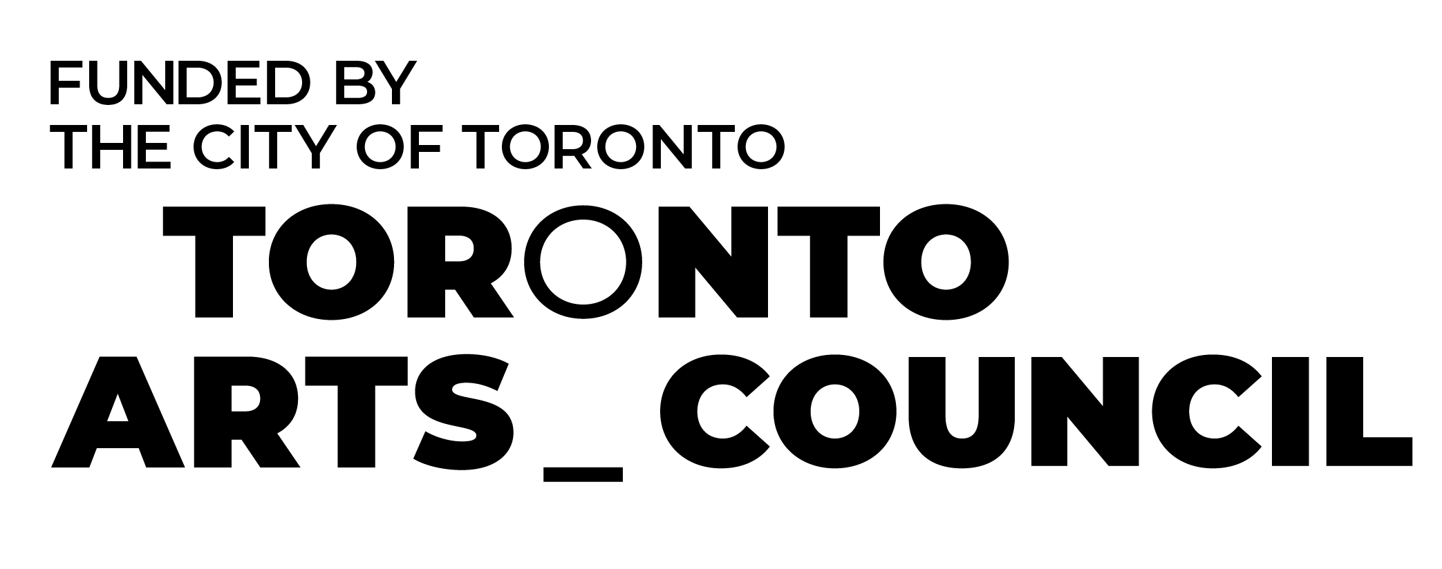 The logo for the Toronto Arts Council.